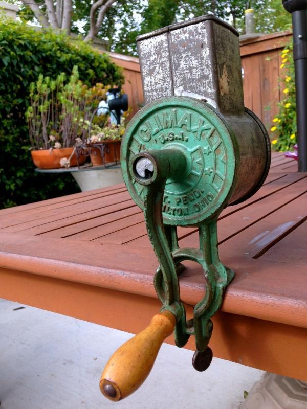 Vintage Climax Tabletop Crank Cheese Grater