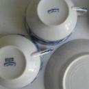 Noritake Nippon Royal Sometuke Pattern 16033 Set Of 5 Cups & 6 Saucers