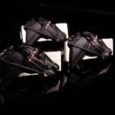 Vintage Horse racing Cufflinks -LARGE silver & black enamel - black horse - Gambler gift  novelty gambling gift silver mens cuff links