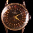 Vintage Alpha Swiss wristwatch - 17 Jewels - waterproof - vintage mens watch - manual Wind - 24 hour watch - military watch - runs great -