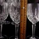 Vintage wedding Goblets - fancy Gorham lead crystal goblet - 6 piece clear Lady Anne glass - Water goblet - wine glasses - anniversary gift