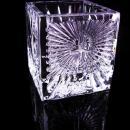 Wedding gift - waterford Crystal - religious cross votive - 2000 AD - irish crystal candle holder - christian gift