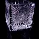 Wedding gift - waterford Crystal - religious cross votive - 2000 AD - irish crystal candle holder - christian gift