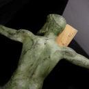 Antique nude Zeus statue -  - Vintage Mythology statue - architectural salvage - art deco statue - mt olympus statue