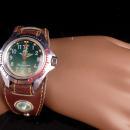 Vintage komandirskie paratrooper mechanical watch - working compass - russian military  parachutists - leather band - 17 kamhea