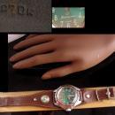 Vintage komandirskie paratrooper mechanical watch - working compass - russian military  parachutists - leather band - 17 kamhea
