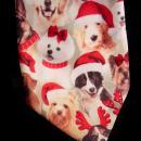 Mens Christmas Dog Tie - Bulldog pug - Spaniel - golden retriever - bichon Poodle- Gift for dad - new puppy gift -German shepherd - 58