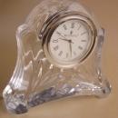 Anniversary gift Crystal Clock - Waterford desk clock - Irish gift - gift for boss - miniature clock