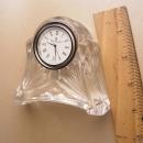 Anniversary gift Crystal Clock - Waterford desk clock - Irish gift - gift for boss - miniature clock