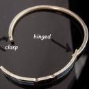 GORGEOUS Indian Bracelet - hinged sterling bangle - turquoise and enamel - mosaic design - silver Mexico jewelry - gift for her