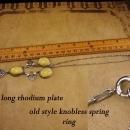 Vintage art deco necklace - enamel & faux star sapphire glass - yellow glass wedding jewelry antique choker