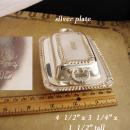 Small Victorian box / personalized BRB jewelry casket / silver calling card tray / hallmarked Wedding gift / lidded handled box / Vanity box