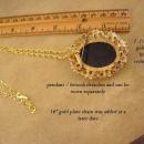 LARGE Goddess Cameo necklace - GORGEOUS antique style cameo brooch - portrait pendant - gift for her - anniversary gift - estate jewelry