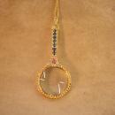 Long Designer Magnifier necklace / 30