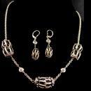 Vintage Designer PUZZLE ball sterling necklace set  - silver Italian puzzle balls - Sterling dangle earrings - GIft for her - anniversary gift