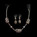 Vintage Designer PUZZLE ball sterling necklace set  - silver Italian puzzle balls - Sterling dangle earrings - GIft for her - anniversary gift