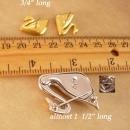 Genuine Swarowski set - rhinestone swan brooch - pierced earrings - signed swan jewelry - gift for mom - anniversary gift  veterinarian gift