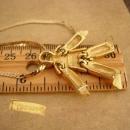 Vintage TRifari Clown Pendant - hinged jointed animated clown - Estate Jewelry - novelty circus clown gift - signed jewelry