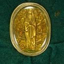 MMMA Madonna ICON brooch pendant original box Pin vintage Religious Christian Signed womens Quality jewelry metropolitan museum of art