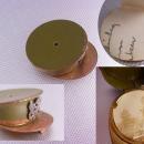 Enamel Military Hat locket BRooch Sweetheart Vintage pin  officers cap with PHOTO WW11 veterans memorabilia