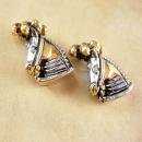 Circus Horse Cufflinks Vintage figural Horse head Royalty Plume Medieval wedding set anniversary gift  Rhinestone  Sleeve Accessory