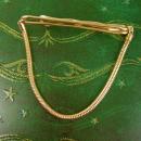Serpentine Swag Chain Tie Clip Vintage Swank TieKlip Designer Men's Clothing Accessory
