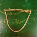 Serpentine Swag Chain Tie Clip Vintage Swank TieKlip Designer Men's Clothing Accessory