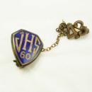 Vintage JHS  School Graduation Pin 1960 Blue Enamel Religious school 1943