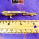 Magician Tie Clip Sword Extra Large Vintage gold Red Jeweled Renaissance Knight Designer Hickok Men's Fine Tie Accessory