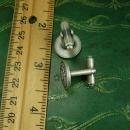 Vintage Military cufflinks US Air Force Eagle Bomb Wings 13 stars shield  Cufflinks Korean to Vietnam NS Meyers