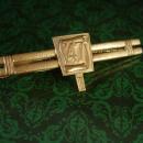 1946 High School Key Tie clip  Vintage 1940s high school alumni graduation College Fraternity Key Mens Hickok Jewelry mens holiday gift
