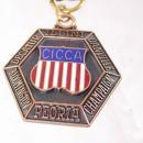 Vintage cicca 1968 senior boys swimming diving medal ribbon splash sports athletics awards