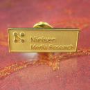 Nielsen Tie tack Vintage hallmarked media Reaserch awards Advertising Salesmen collector Accessory gold mens cool gift classic
