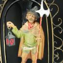 West German Gatekeeper Door hanger Metal vintage wall hanger Bar keeper Tavern Man cave 1940's Brewery restaurant Lantern battle ax novelty