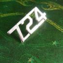 Scotia NY Fire Dept Lapel Pin Vintage 724 Uniform Collar Pin Tie Tack Ballou Reg'd Epinglette firefighter fireman gift