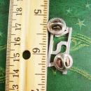 Scotia NY Fire Dept Lapel Pin Vintage 724 Uniform Collar Pin Tie Tack Ballou Reg'd Epinglette firefighter fireman gift