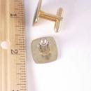 Classy Custom Script Monogrammed Cufflinks Vintage Initial NP PN Letters Gothic Business personalized letter Executive Accessory