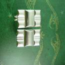 Industrial Cufflinks Vintage Wooven Silver Watch Links 3 D Bumpy Pattern Dynamic Pat Pend Cuff Links