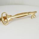 haunted spooky Skeleton Key Tie Clip Vintage Steampunk sweetheart padlock Extra LONG money clip Tie bar