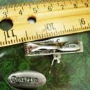 Vintage Baseball Tie clip silver Bat &  Ball Little League Coach  Batter sports gift groomsman bachelor party novelty jewelry Anson Tie bar
