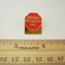 Vintage Metro Brokers Inc Tie Tack Lapel Pin Red Enamel Collectors Real Estate