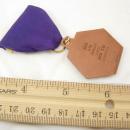 Vintage cicca 1969 senior boys swimming 100 YD breast stroke medal ribbon 6th place Herff Jones splash sports athletics awards