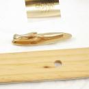 Vintage Shriners Engraved Garnet Tie Clip Moslem 1956 Masons Birthday Business Signed Hickok USA Tie bar