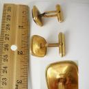 Krementz Cameo Cufflinks Vintage Gold Filled Victorian Style Figural Anniversary Christmas