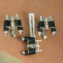 Binoculars Cuff links set Novelty Tie Clip Vintage Military Bird watching Astronomy Mens Swank  field glasses birder cool gift hipster