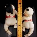 Vintage chinese baby figurines / piano babies / Oriental art / hand painted bisque / vintage asian figurine