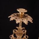 Victorian candle holders / vintage wedding gift / victorian brass Candlesticks / dog candelabra / marble base /  home decor anniversary