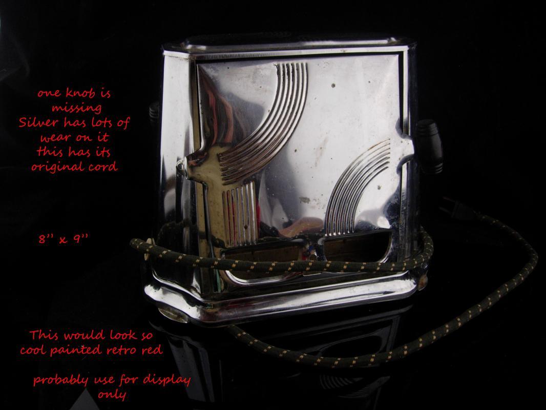 Antique Flip Toaster / art deco kitchenware / Son Chief bread warmer / Kitchen gadget / Electric bread toaster / Flip Flop Flopper toaster