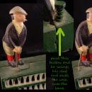 Mechanical bank - Vintage golf gift - metal toy - cast iron bank - Birdie Putt - Golfer and caddie - hole in one - gag gift