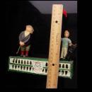 Mechanical bank - Vintage golf gift - metal toy - cast iron bank - Birdie Putt - Golfer and caddie - hole in one - gag gift